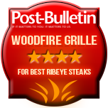 Four Stars for Best Ribeye Steaks - Woodfire Grille