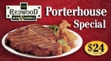 Porterhouse Steak Special $24