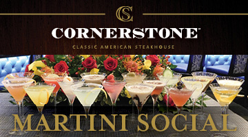 Martini Social at Cornerstone Whiskey & Martini Lounge