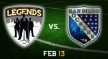 Las Vegas Legends vs. San Diego Sockers