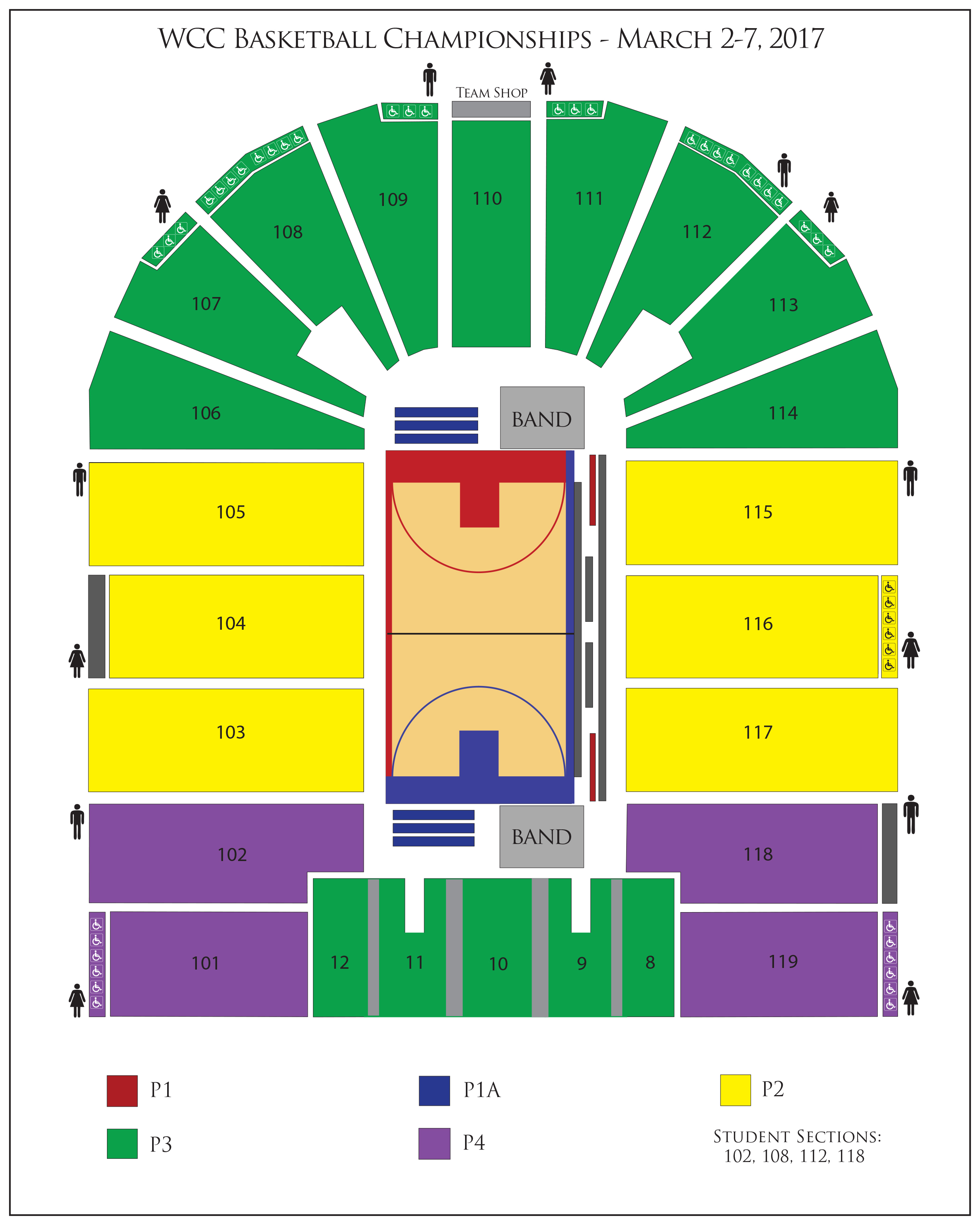 The Orleans Arena Seating Chart Las Vegas