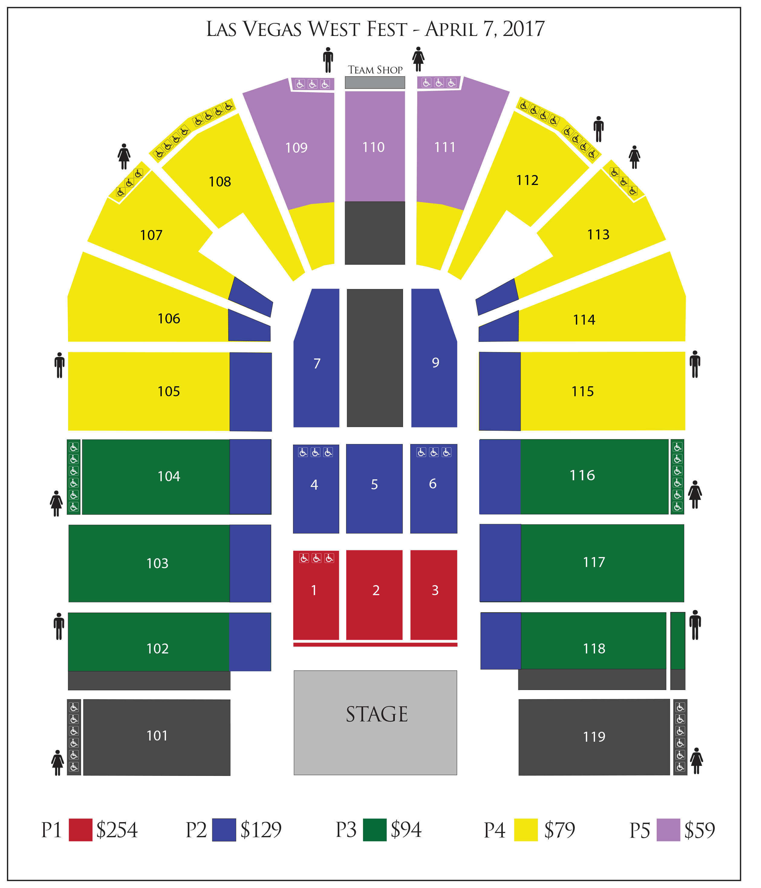 Las Vegas Soul Festival Seating Chart