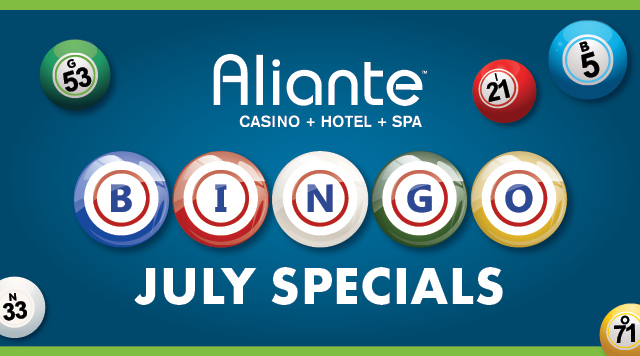 July Bingo Specials
