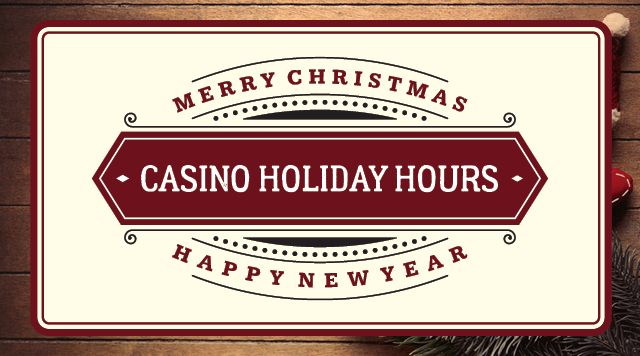 Woodbine casino christmas eve hours