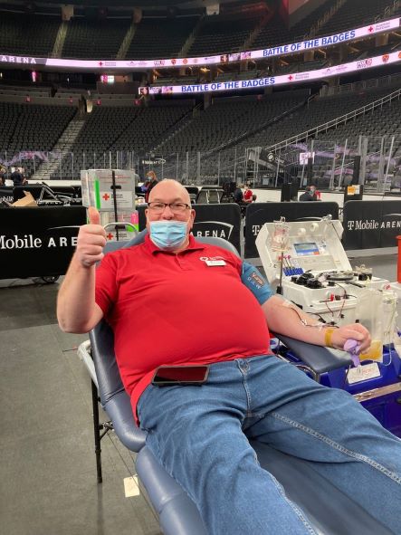 Stan Smith Donating Blood