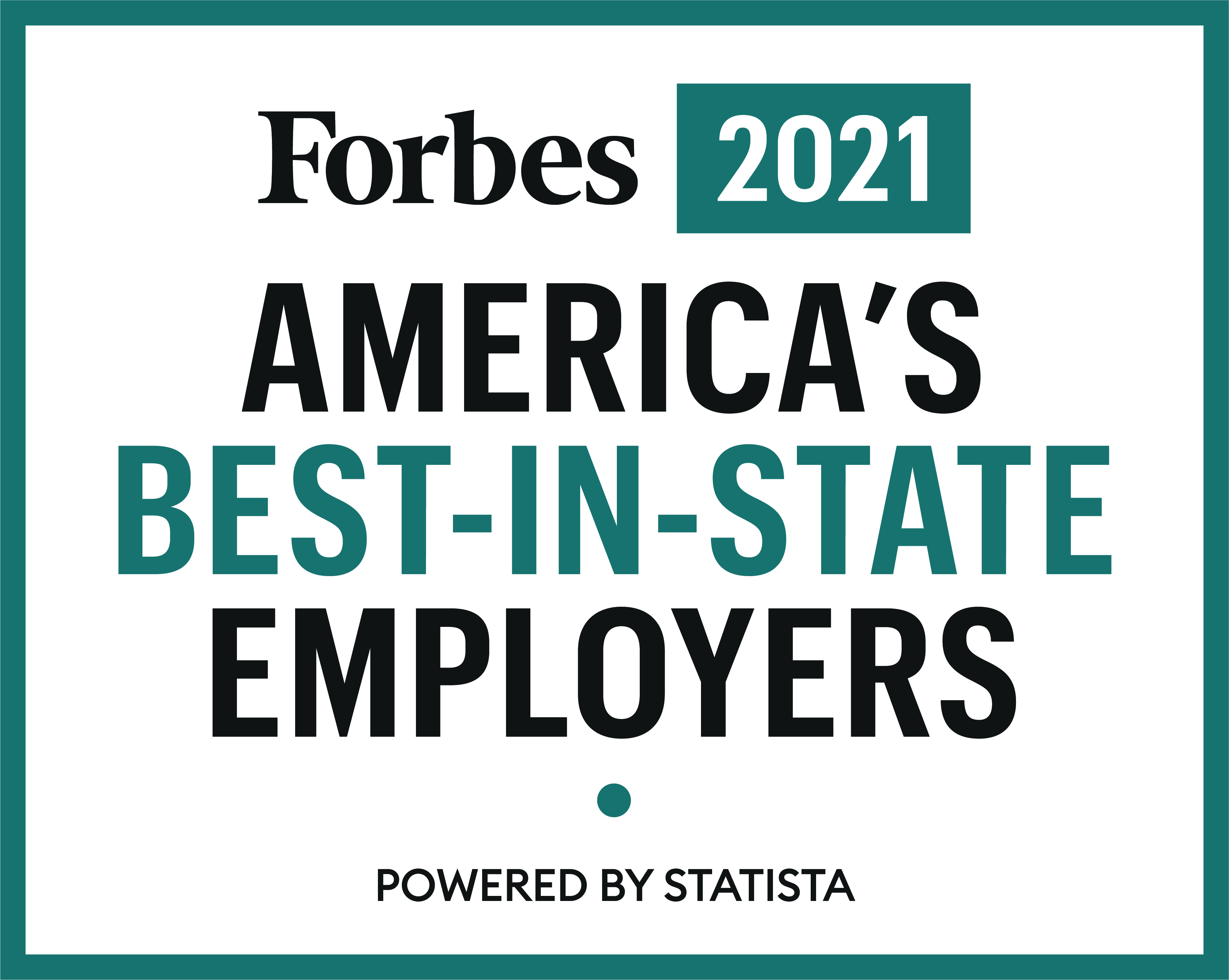 Forbes Magazine's America's Best-In-State Employers, Nevada Recognition
