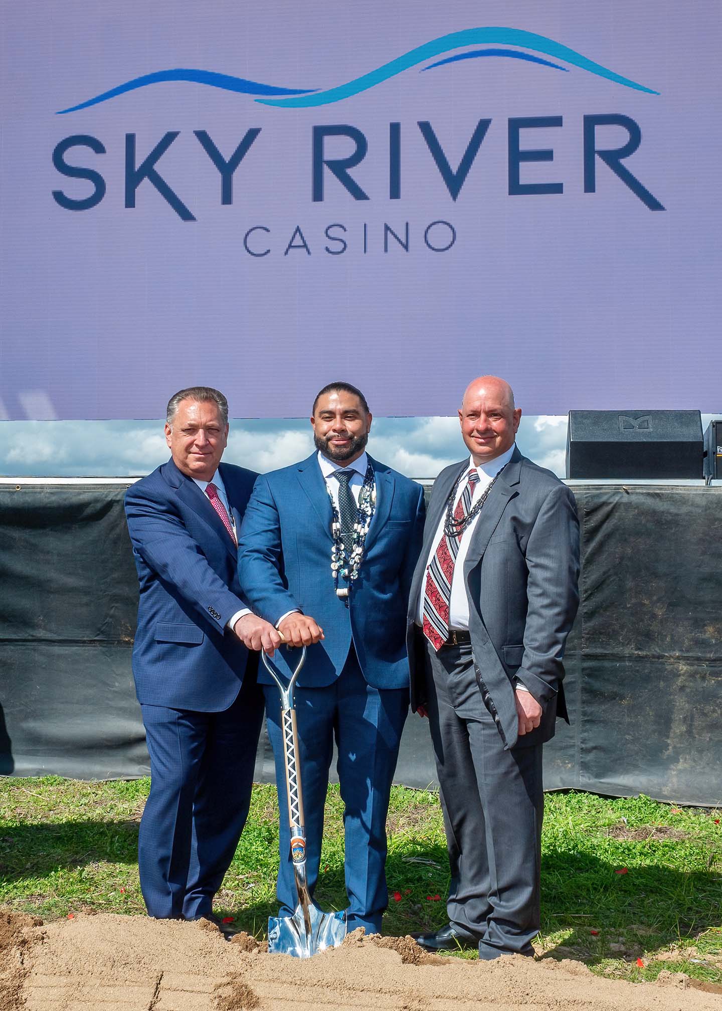 Sky River Casino groundbreaking ceremony