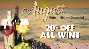 August Retail Liquor Special