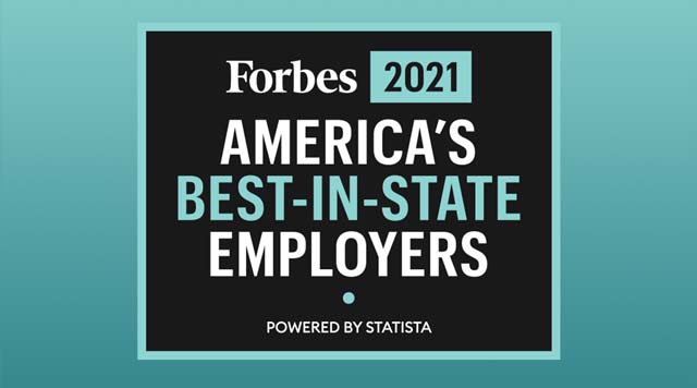 Forbes' 2021 America's Best Employers by State