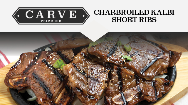 Carve Charbroiled Kalbi Short Ribs $32.99
