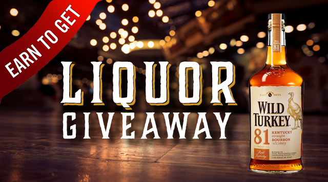 Liquor Giveaway Earn to Get | Delta Downs Racetrack Casino Hotel