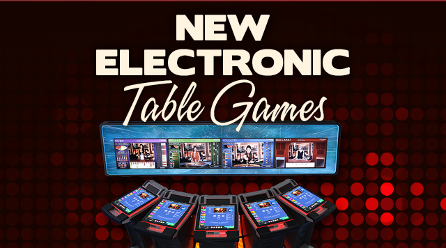 NEW Electronic Table Games