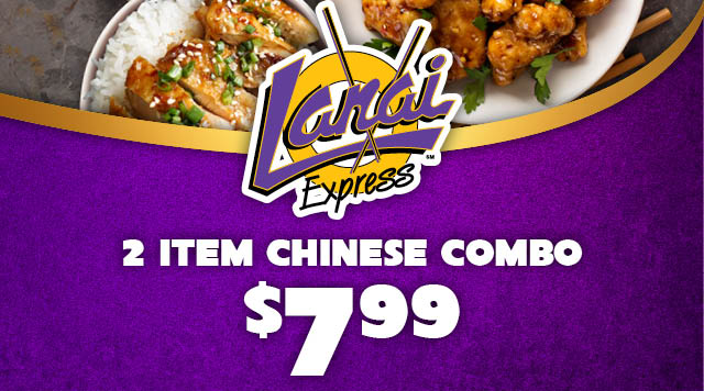 2-Item Chinese combo - just $7.99