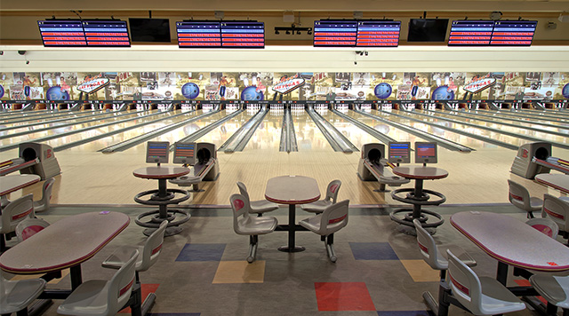 Silver dollar casino bowling ball