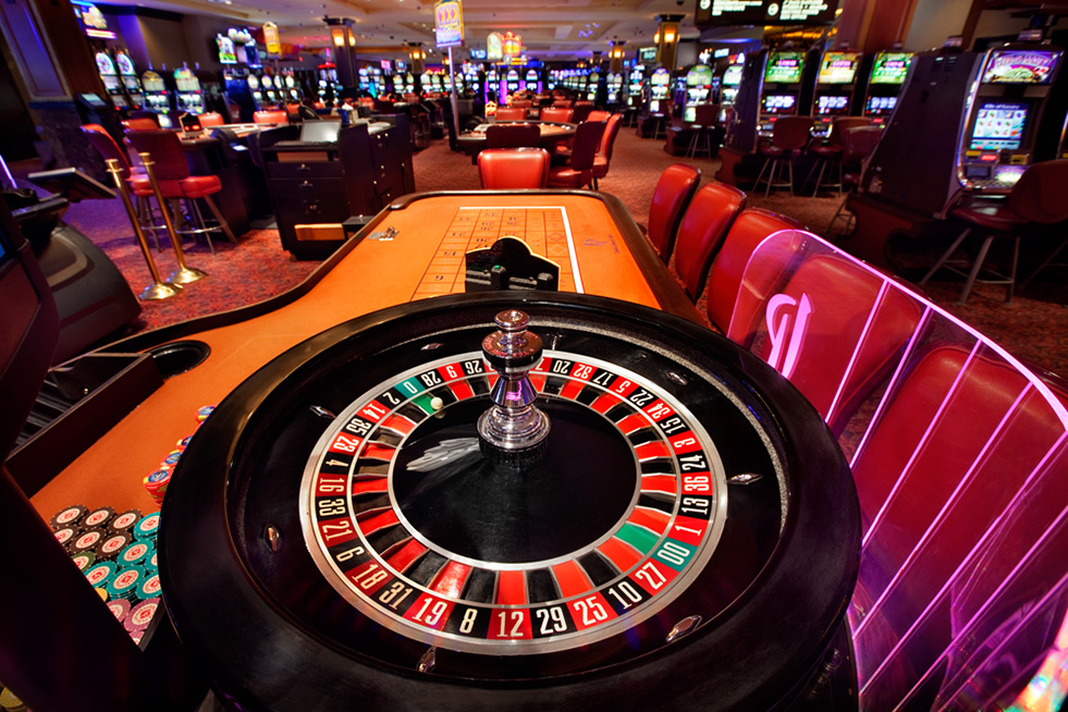 on casino table games