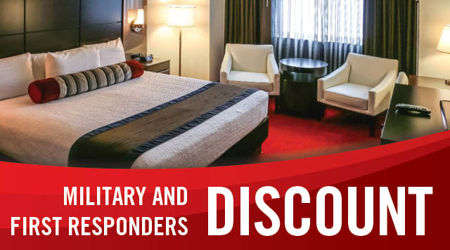 Military & First Responders Room Discount