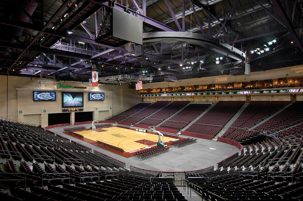 Orleans Arena Detailed Seating Chart