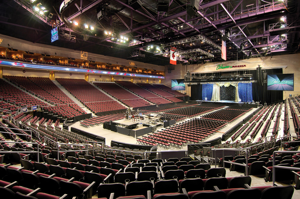 The Orleans Arena Seating Chart