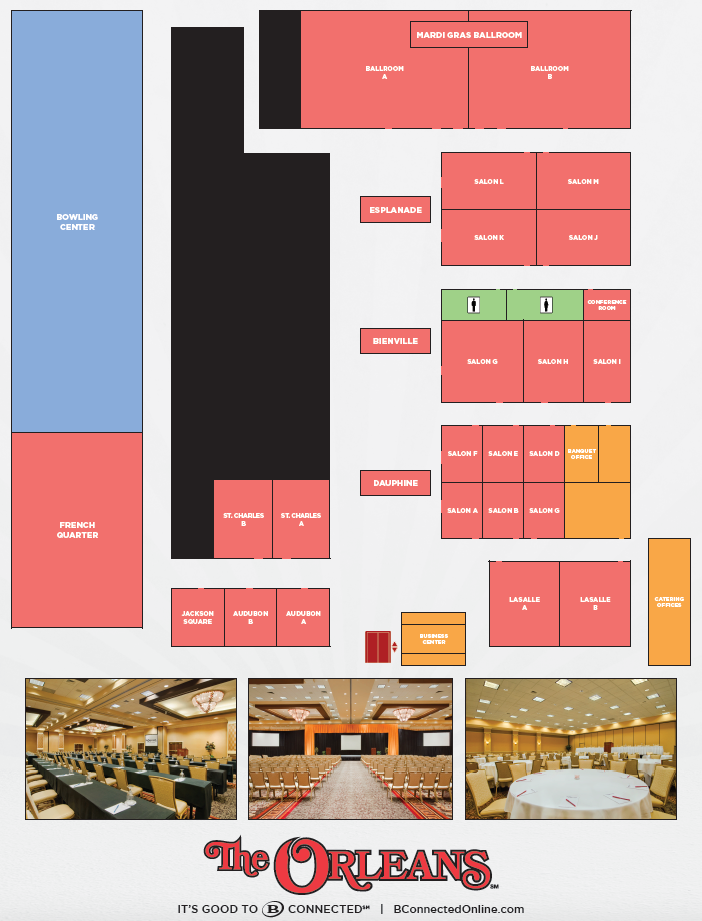 Floor Layout | Orleans Hotel &amp; Casino