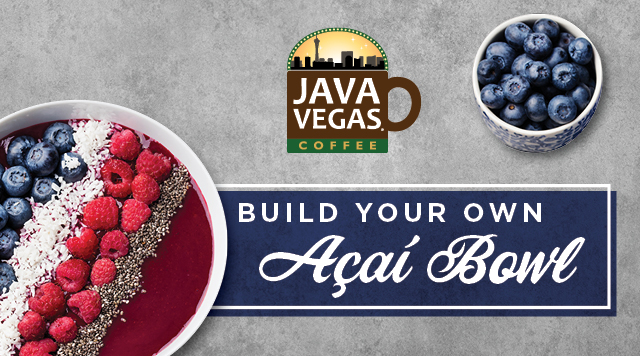 Java Vegas Coffee Acai Bowl Special
