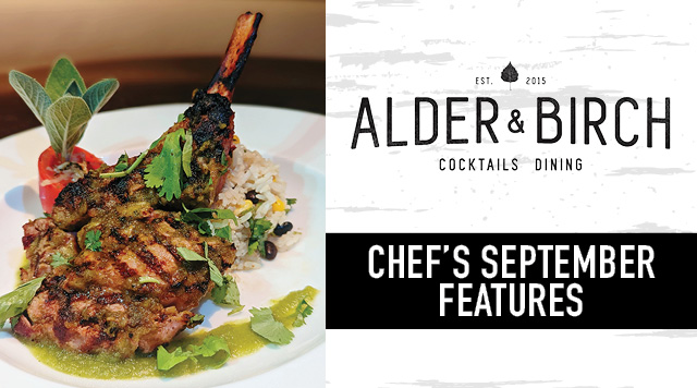 September Chef Featured Dishes