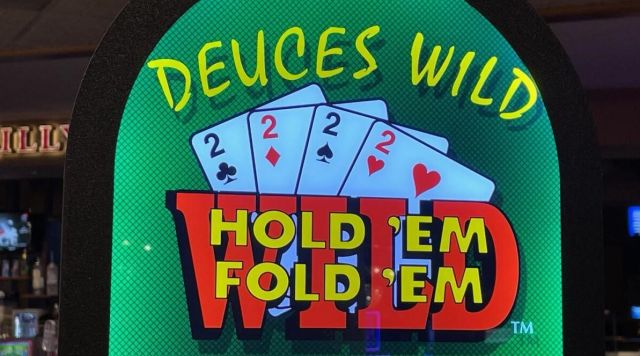 Deuces Wild Poker Table 