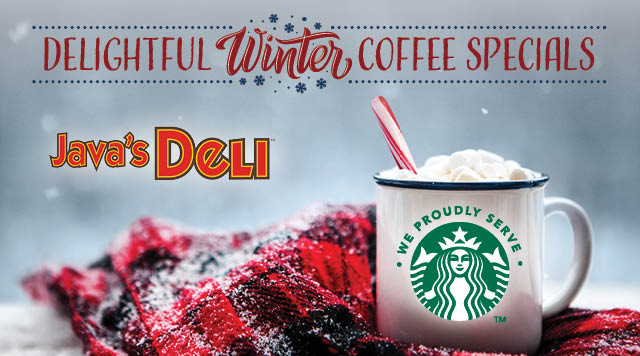 Java's Deli 2022 Winter Coffee Specials