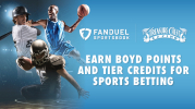 Earn Boyd Points and Tier Credits for Sports Betting