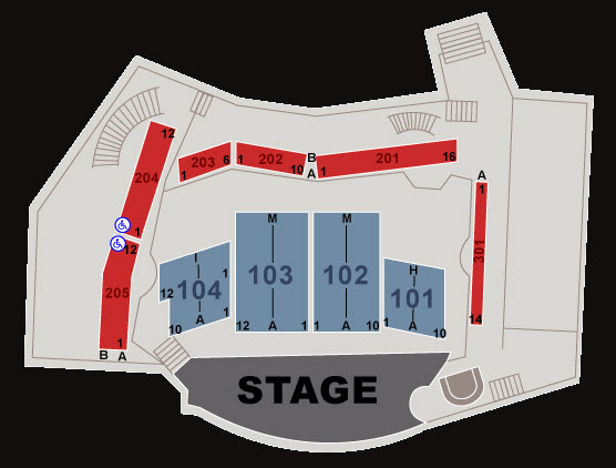 Valley Forge Casino Concert Seating Chart